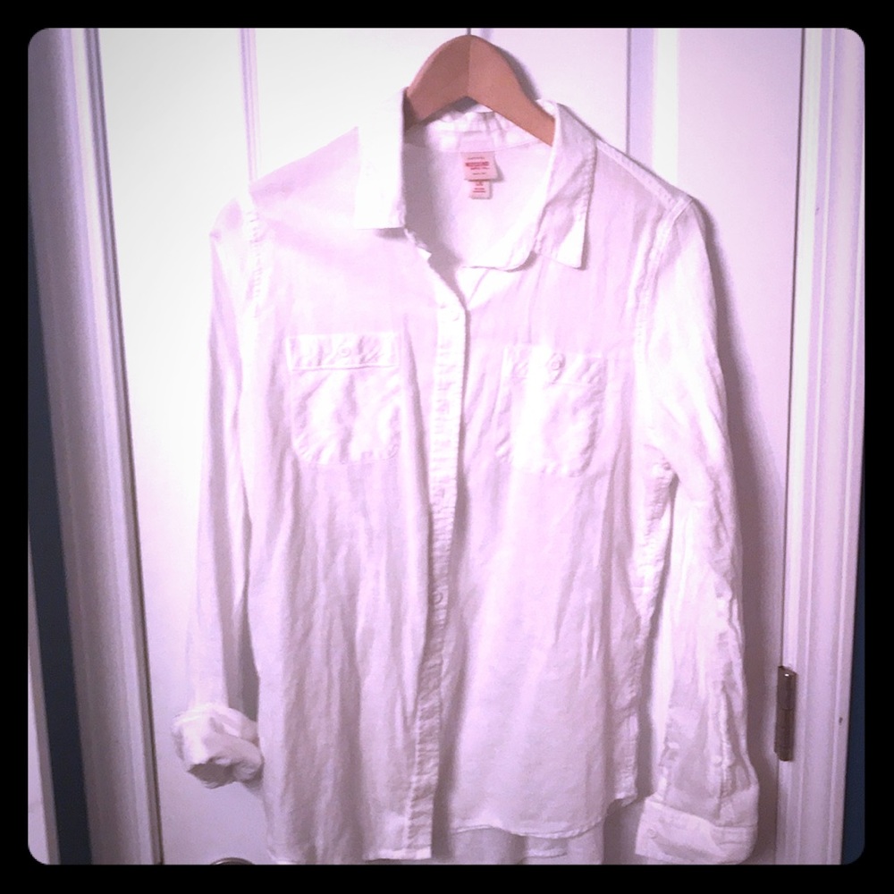 Mossimo lightweight white button down